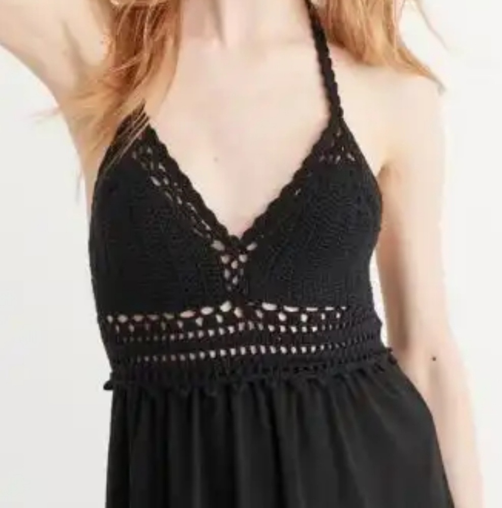 A&F Crochet maxi dress